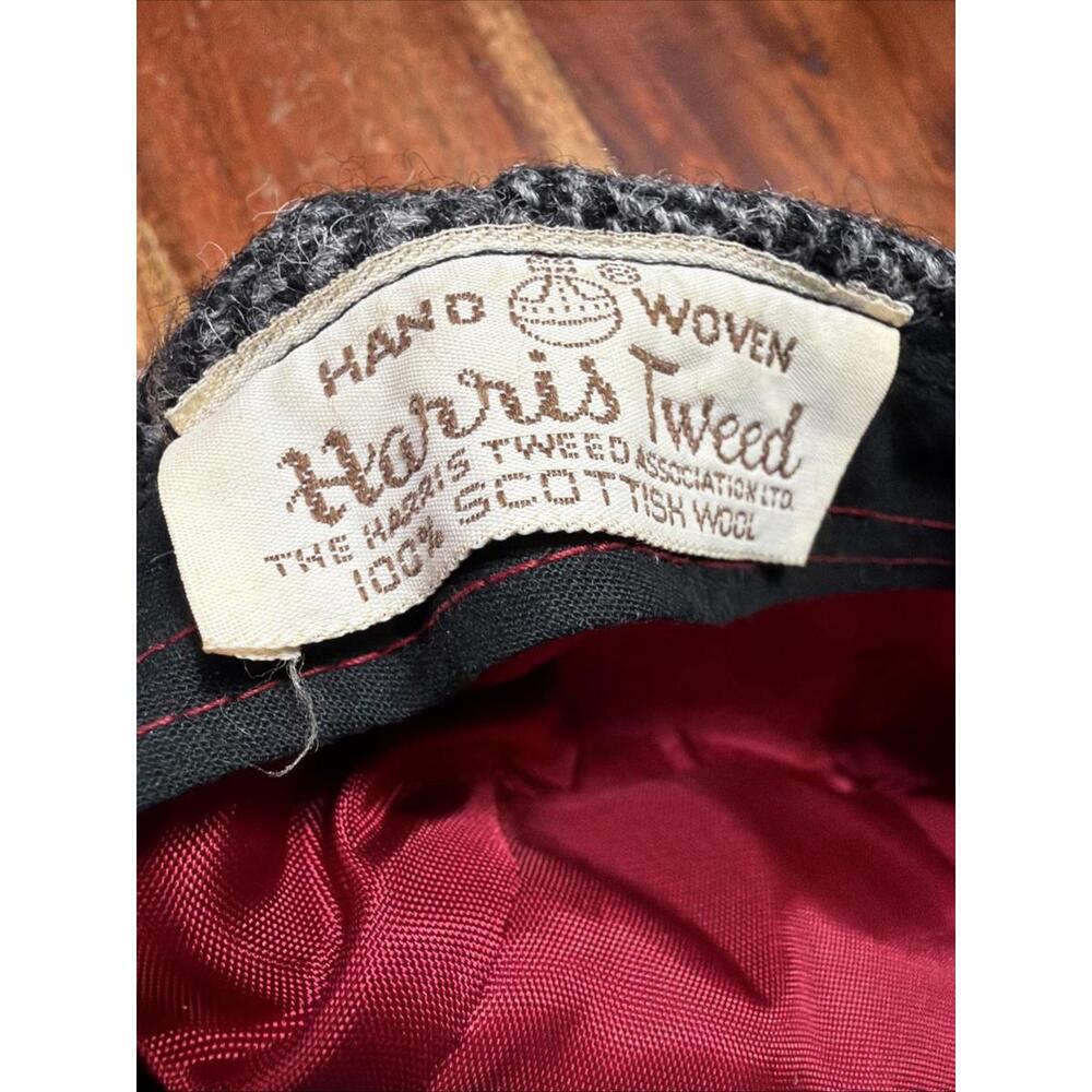 Trav'ler cap Country Gentleman Harris Tweed Scottish Wool Hand Woven New 7 1/4 - Picture 6 of 10